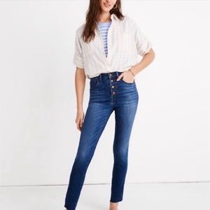 Madewell 9” High Riser Skinny Skinny Jeans